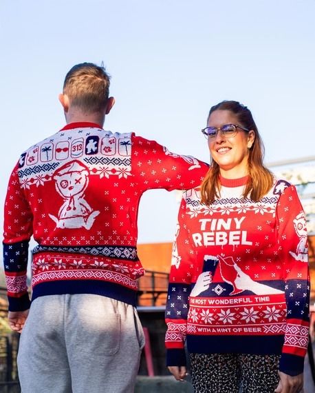 Tiny Rebel Christmas Jumper