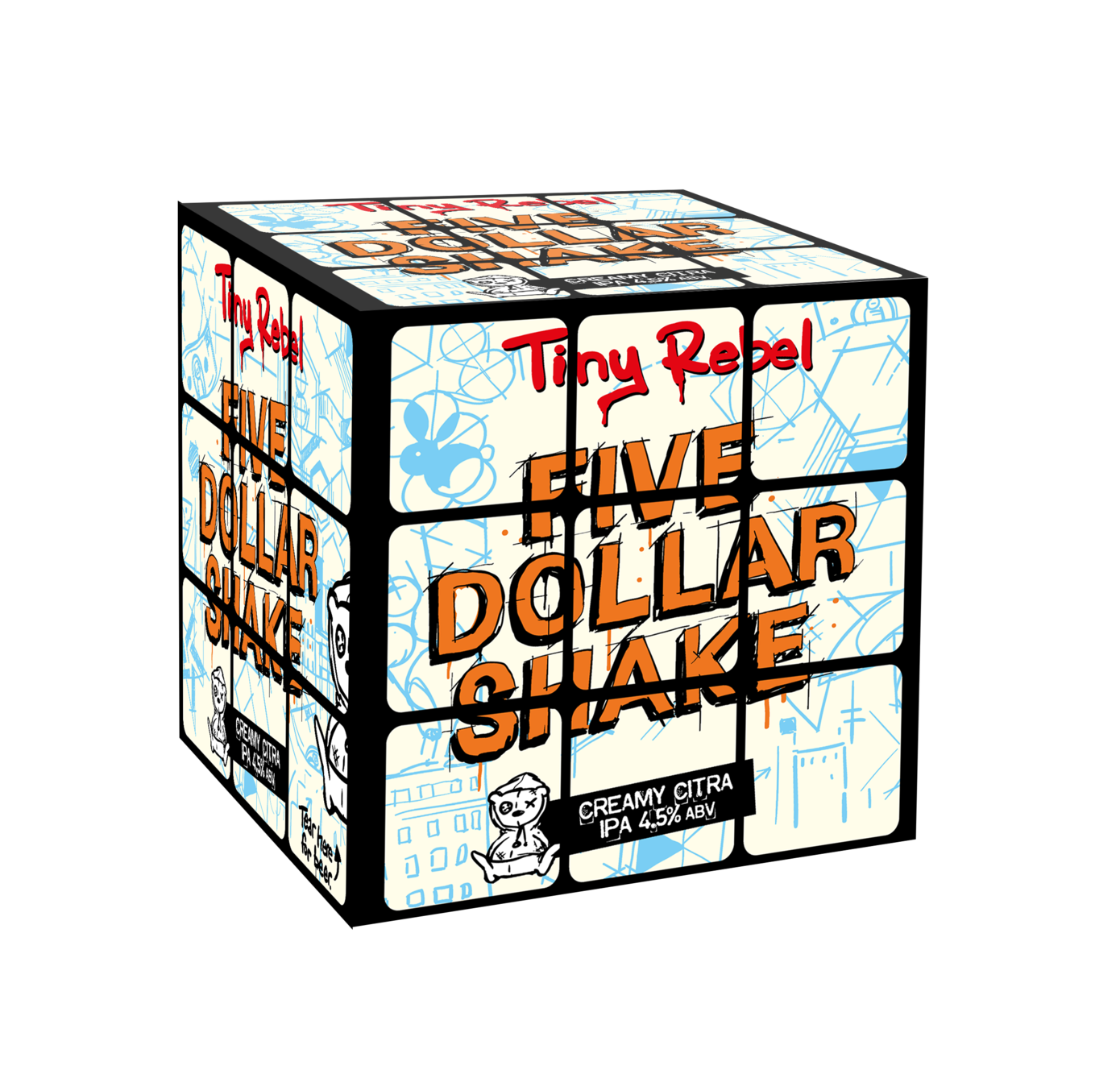 Tiny Rebel Five Dollar Shake 4 Pack 1621261020TR 4 Packs Mockup Five Dollar Shake 